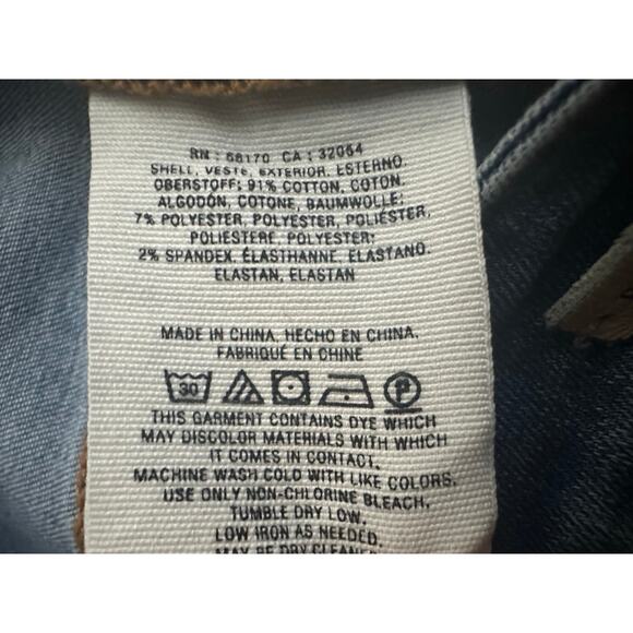 Pilcro & The Letterpress High Rise Flare Jeans Sz 28 Button Fly Cropped Stretchy - Picture 5 of 12